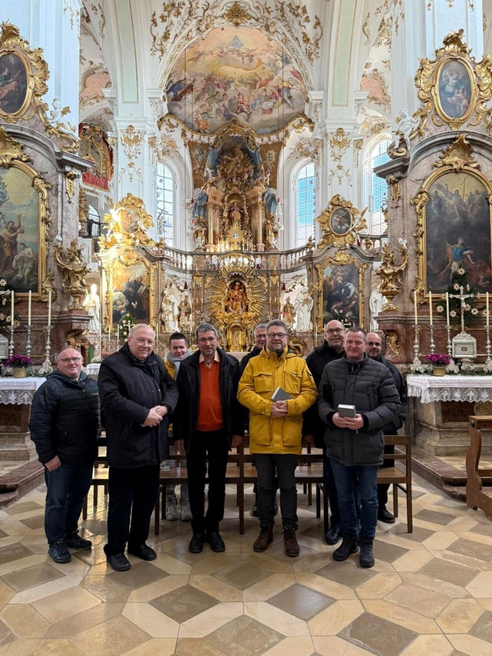 Gruppenfoto in Andechs